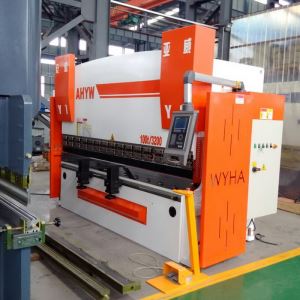 Peiriant brêc wasg Hydraulic Yawei CNC-100T