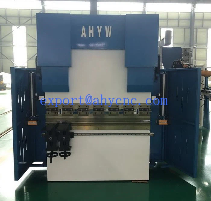 AHYW China Yawei made 4ft small CNC Press brake 4 axis italy made ESA S640 MCS DSP Laser guarding