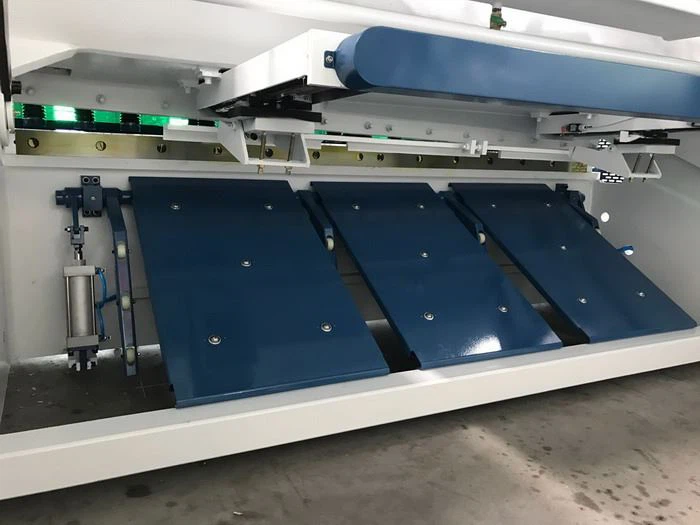 Pneumatic sheet support ahyw yawei 6mm sheet cutting shears
